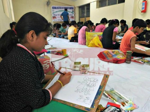 NIT Agartala conducts painting competition for children